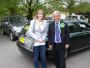 Cllr Pearl Lewis in Buckingham with John Bercow, the Commons Speaker. Bercow retained his seat with a majority of more than 12,000. 5th May 2010.