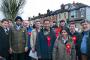 Walpole Ward in Ealing. Labour cndidate and blogger, Rupa Huq, is in the foreground with parliamentary candidate Bassam Mahfouz. London.