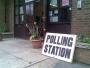 The school where I'm currently working being used as a polling station. It meant I could get a lot of planning done!!