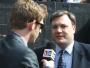 This was on College Green on 06/04/2010. This is Ed Balls talking to LBC.  He spoke to Sky News immediately prior to this.  I was standing as close to him as it appears.