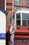 Election posters outside the Ulster Unionist East Belfast constituency Office and the Orange Hall, N Ireland.