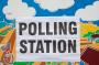 Polling Station poster, Haydon, Somerset