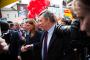 Gordon Brown on his visit to Tynemouth during the election campaign. 